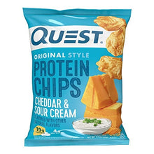 Load image into Gallery viewer, Quest Nutrition Protein Chips, Cheddar & Sour Cream, Pack of 12