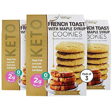 Load image into Gallery viewer, Too Good Gourmet Keto Cookies, Soft-Baked Healthy Snacks, Sugar and Grain-Free Low Carb Keto Snacks, Healthy Sweets with Less Than 2g Net Carbs (5 oz boxes, French Toast)