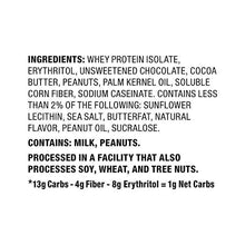 Load image into Gallery viewer, Quest Nutrition High Protein Low Carb, Gluten Free, Keto Friendly, Peanut Butter Cups, 17.76 Ounce