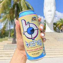 Load image into Gallery viewer, BANG Keto Coffee Energy Drink with Chocolate Peanut Butter, Birthday Cake, 12 Count - Carb Free Zone