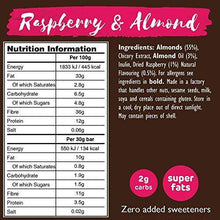 Load image into Gallery viewer, FattBar Keto Bar (Raspberry & Almond, 5-Pack) | Natural and Delicious Keto Snacks Packed with Super Fats |No Gluten Ingredients, Low Carb, High Fibre, Low Sugar, Keto, Sweetener Free, Vegan, Non GMO - Carb Free Zone