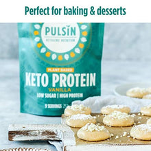 Load image into Gallery viewer, Pulsin PlantBased Keto Powder in Vanilla Flavour G0001072, White, 1 Count