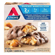 Load image into Gallery viewer, Atkins Snack Bar, Caramel Chocolate Nut Roll, Keto Friendly, - Carb Free Zone