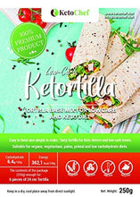 Load image into Gallery viewer, Ketortilla, Low Carb Tortilla Base Mix, Suitable for Vegans, Vegetarians, Paleo, Keto and Low Carbohydrate Diets