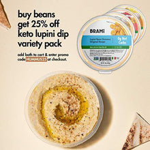 Load image into Gallery viewer, BRAMI Lupini Beans Snack, Mini | 4g Plant Protein, 0g Net Carbs | Vegan, Vegetarian, Keto, Plant Based, Mediterranean Diet | 1.1 Ounce (Pack of 8) - Carb Free Zone