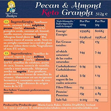 Load image into Gallery viewer, Maria Lucia's Keto Granola 1KG Resealable Bulk Bag, Pecan & Almond - Low Carb - No Gluten - No Added Sugar, Salt or Palm Oil - High Fibre - Healthy & Natural Breakfast Cereal - LCHF