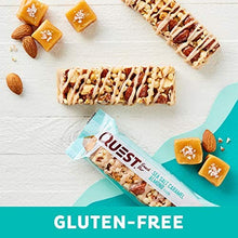 Load image into Gallery viewer, Quest Nutrition Sea Salt Caramel Almond Snack Bar, High Protein, Low Carb, Gluten Free, Keto Friendly, 12-Count