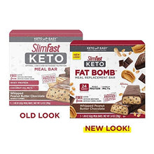 Load image into Gallery viewer, SlimFast Keto Meal Replacement Bar - Whipped Peanut Butter Chocolate - 5 Count Box - Pantry Friendly
