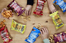 Load image into Gallery viewer, THE CURATORS Pork Puffs - Variety Pack, 22g (12 Packs) - High Protein Low Carb Keto Savoury Snacks with Crunch, Salt & Vinegar, Original Salted & Sweet Chilli BBQ