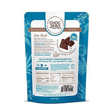 Load image into Gallery viewer, ChocZero's Keto Bark, Milk Chocolate Coconuts, No Added Sugar, Low Carb, No Sugar Alcohols, Non-GMO (2 bags, 6 servings/each) - Carb Free Zone
