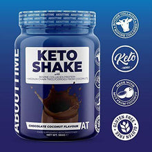 Load image into Gallery viewer, About Time High Protein Keto Shake - Chocolate Coconut - 504g - with MCT and Collagen - Carb Free Zone