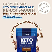 Load image into Gallery viewer, Keto Diet Shake - High Protein Shake with Added MCT Oil Powder - Plus 27 Vitamins and Minerals - Large 750g Tub - UK Made - Vegetarian Friendly (Indulgent Chocolate)