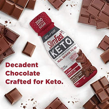 Load image into Gallery viewer, SlimFast Keto Chocolate Shake - Ready to Drink Meal Replacement, (Each 4 Count of 11 Fl Oz Bottles) 44 Fl Oz