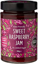 Load image into Gallery viewer, Sweet Raspberry Jam by Good Good - Keto Friendly No Added Sugar Raspberry Jam - Vegan - Gluten Free