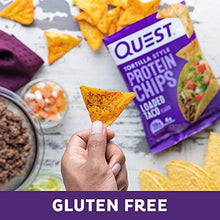 Load image into Gallery viewer, Quest Nutrition Tortilla Style Protein Chips, Loaded Taco, Low Carb, Gluten Free, Baked, 1.1 Ounce (Pack of 12)