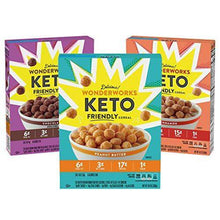 Load image into Gallery viewer, General Mills Cereal Wonderworks Keto Friendly 3Pack Variety Pack Chocolate Cinnamon Peanut Butter, 3 Count - Carb Free Zone