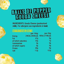 Load image into Gallery viewer, CHEESIES Crunchy Cheese Snack, Gouda. No Carb, No Sugar, High Protein, Gluten Free, Vegetarian, Keto 12 x 20g Bags - Carb Free Zone