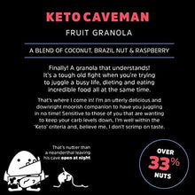 Load image into Gallery viewer, Rollagranola: Keto Caveman Fruit Granola | Paleo & Keto Granola | Gluten & Cereal Free | No Added Sugar | Keto Diet | Ideal for Diabetics | Handcrafted in The UK | 3 x 300g Packs
