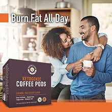 Load image into Gallery viewer, Rapid Fire Caramel Macchiato Ketogenic High Performance Keto Coffee Pods, Supports Energy & Metabolism, Weight Loss, Ketogenic Diet 16 Single Serve K Cup Pods