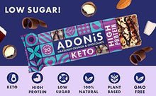 Load image into Gallery viewer, Adonis Keto Protein Bars | Hazelnut Crunch & Chocolate Snack Bars | 100% Natural Nut Snacks, Low Carb, High in Protein, Vegan, Gluten Free, Low Sugar, Paleo - Box of 6 - Carb Free Zone