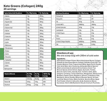Load image into Gallery viewer, K-GEN™ Keto Greens (Collagen) | Superfood Micronutrient & Anti-oxidant Blend | Multi-Collagen & MCT's with 30+ Veg, Herbs & Fruits | Immune, Health & Fat Loss (Apple)