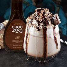 Load image into Gallery viewer, ChocZero's Chocolate Sugar-Free Syrup. Low Carb (1 Gram Net Carb), No Sugar, No Preservatives, No Sugar Alcohols. Thick and Rich Sauce - Carb Free Zone