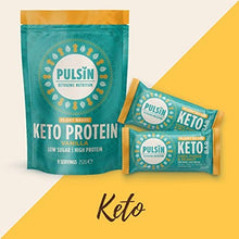 Load image into Gallery viewer, Pulsin PlantBased Keto Powder in Vanilla Flavour G0001072, White, 1 Count