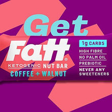 Load image into Gallery viewer, Fatt (aka Fattbar) Ketogenic Nut Bars (Coffee & Walnut, 5-Pack) | New Name - Same Keto Bars | 1g Carbs | Super Fats Natural Keto Snacks | Low Carb, High Fibre, Low Sugar, Sweetener Free, Vegan - Carb Free Zone