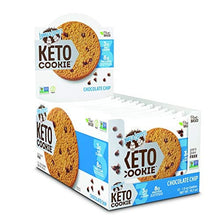 Load image into Gallery viewer, Lenny & Larry's Keto Cookie, Chocolate Chip, Soft Baked, 8g Plant Protein, 3g Net Carbs, Vegan, Non-GMO, 1.6 Ounce Cookie (Pack of 12)