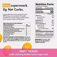 Load image into Gallery viewer, BRAMI Lupini Beans Snack, Mini | 4g Plant Protein, 0g Net Carbs | Vegan, Vegetarian, Keto, Plant Based, Mediterranean Diet | 1.1 Ounce (Pack of 8) - Carb Free Zone