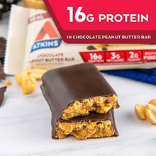 Load image into Gallery viewer, Atkins Protein Meal Bar, Chocolate Peanut Butter, Keto Friendly, 5 Count - Carb Free Zone