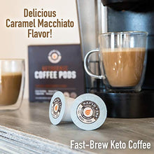 Load image into Gallery viewer, Rapid Fire Caramel Macchiato Ketogenic High Performance Keto Coffee Pods, Supports Energy & Metabolism, Weight Loss, Ketogenic Diet 16 Single Serve K Cup Pods