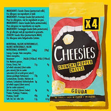 Load image into Gallery viewer, CHEESIES Crunchy Popped Cheese Snack, Multipack 20 Bags. No Carb, High Protein, Gluten Free, Vegetarian, Keto. Variety Pack 20 x 20g - Carb Free Zone
