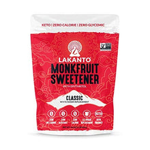 Load image into Gallery viewer, Lakanto Monkfruit Sweetener - 1:1 White Sugar Substitute, Zero Calorie, Keto Diet Friendly, Zero Net Carbs, Zero Glycemic, Baking, Extract, Sugar Replacement (Classic White - 1 Pound)