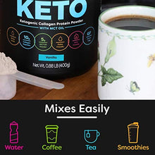 Load image into Gallery viewer, Orgain Keto Collagen Protein Powder with MCT Oil, Vanilla - Paleo Friendly, Grass Fed Hydrolyzed Collagen Peptides Type I and III, Dairy Free, Gluten Free, Soy Free, 0.88 Lb (Packaging May Vary)