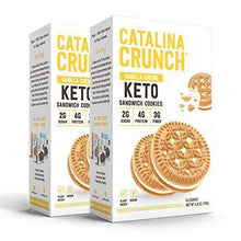 Load image into Gallery viewer, Catalina Crunch Sandwich Cookies 4-Flavor Variety Pack (2 ct of Each Flavor): Keto Cookies, Keto Snacks, Low Carb Cookie 8pk - Carb Free Zone