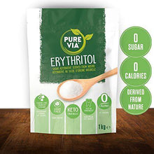 Load image into Gallery viewer, Pure Via Erythritol 1kg, Keto Friendly Sugar Alternative, Non-GMO Certified