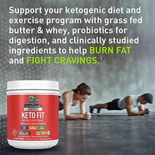 Load image into Gallery viewer, Garden of Life Dr. Formulated Keto Fit Weight Loss Shake - Chocolate Powder, 10 Servings, Truly Grass Fed Butter & Whey Protein, Studied Ingredients Plus Probiotics, Non-GMO, Gluten Free, Keto, Paleo - Carb Free Zone