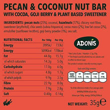 Load image into Gallery viewer, Adonis Keto Bar | Pecan Nut Snack Bars | 100% Natural Snacks, Low Carb, Vegan, Gluten Free, Low Sugar, Paleo - Box of 16 - Carb Free Zone