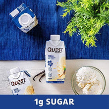 Load image into Gallery viewer, Quest Nutrition Vanilla Protein Shake, High Protein, Low Carb, Gluten Free, Keto Friendly, 12Count
