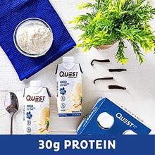 Load image into Gallery viewer, Quest Nutrition Vanilla Protein Shake, High Protein, Low Carb, Gluten Free, Keto Friendly, 12Count