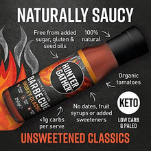 Load image into Gallery viewer, Hunter & Gather Unsweetened Sauces - 3 x 250g | Natural Ketchup and BBQ Sauce Keto, Paleo, Low Carb & Vegan Friendly | Free from Sugar & Sweeteners