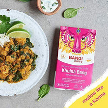 Load image into Gallery viewer, Bigger Value | Bang Curry Kits + Recipe E-Book | Mild Curry Selection Spices- 6x22g | Gluten Free - Vegan & Keto Friendly | Create Authentic Curry Dishes - Carb Free Zone