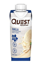 Load image into Gallery viewer, Quest Nutrition Vanilla Protein Shake, High Protein, Low Carb, Gluten Free, Keto Friendly, 12Count
