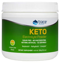 Load image into Gallery viewer, Trace Minerals, Keto Electrolyte Powder, Lemon Lime, Sugar Free, Replenishes, Energy and Endurance, Muscle Recovery, Keto Friendly, Delicious Flavor, NO Muscle Cramps, Rehydrate, Energize
