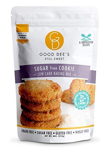 Good Dee’s Sugar Free Cookie Mix - Low Carb Keto Baking Mix (2g Net Carbs, 12 Servings) | Gluten-Free, Grain-Free, Dairy-Free, Wheat-Free & IMO-Free | Diabetic, Atkins & WW Friendly
