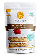 Load image into Gallery viewer, Good Dee’s Yellow Snack Cake Baking Mix - Low Carb Keto Baking Mix (2g Net Carbs, 12 Serving) | Sugar-Free, Gluten-Free, Grain-Free, Dairy-Free &amp; IMO-Free | Diabetic, Atkins &amp; Weight Watchers Friendly

