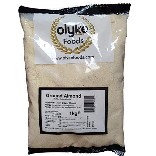 Ground Almonds (Almond Flour) 1kg | Keto | Free UK Mainland P&P | OlykeFoods.com