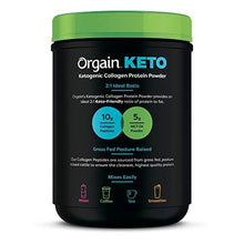 Load image into Gallery viewer, Orgain Keto Collagen Protein Powder with MCT Oil, Vanilla - Paleo Friendly, Grass Fed Hydrolyzed Collagen Peptides Type I and III, Dairy Free, Gluten Free, Soy Free, 0.88 Lb (Packaging May Vary)
