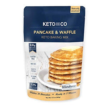 Load image into Gallery viewer, Keto Pancake &amp; Waffle Mix by Keto and Co | Fluffy, Gluten Free, Low Carb Pancakes | 2.0g Net Carbs per Serving | No Sugar Added | Diabetic &amp; Keto Friendly | Makes 30 Pancakes
